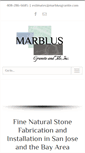 Mobile Screenshot of marblusgranite.com