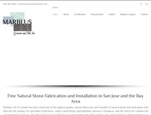 Tablet Screenshot of marblusgranite.com